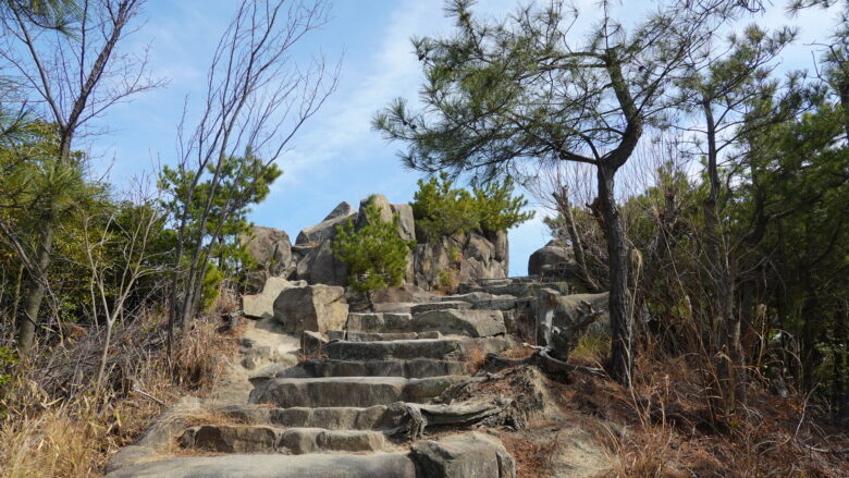山頂が見えてきた
