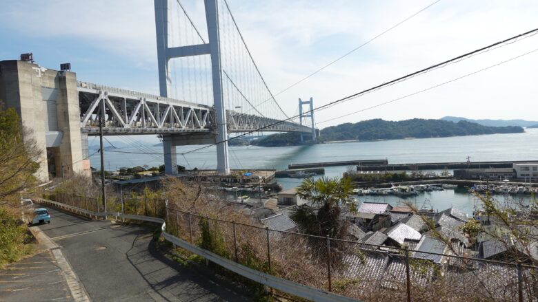 瀬戸大橋の迫力よ