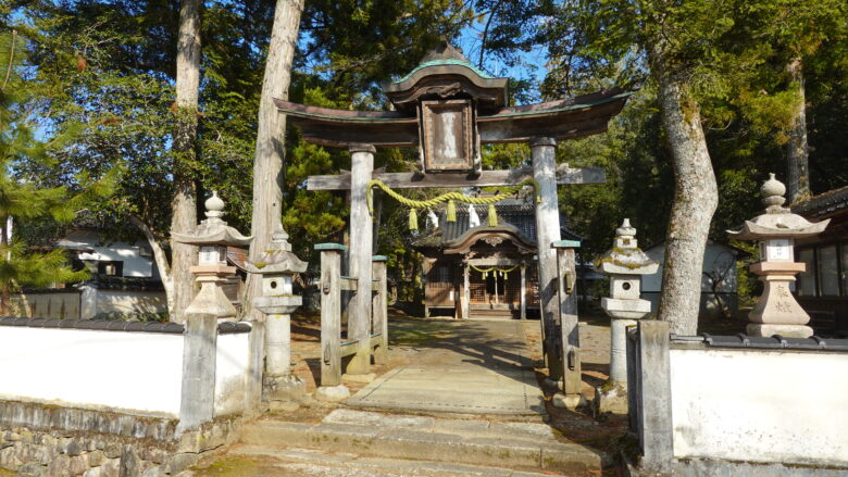 讃甘神社の鳥居