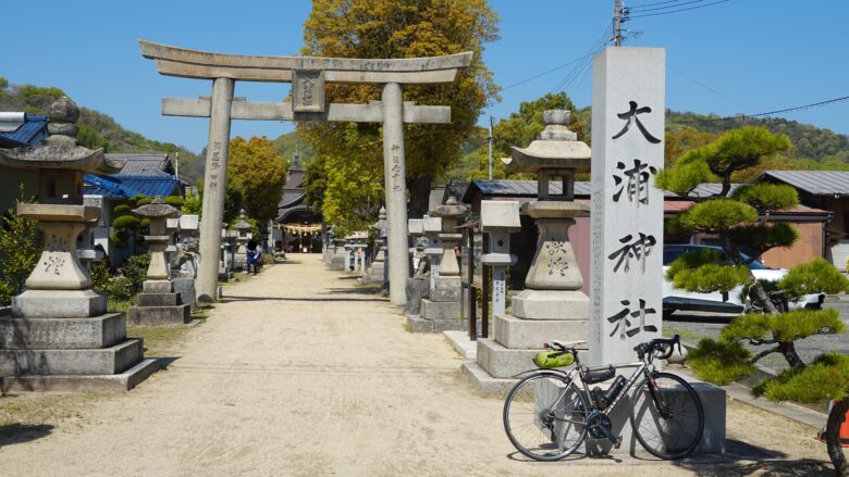 大浦神社の鳥居