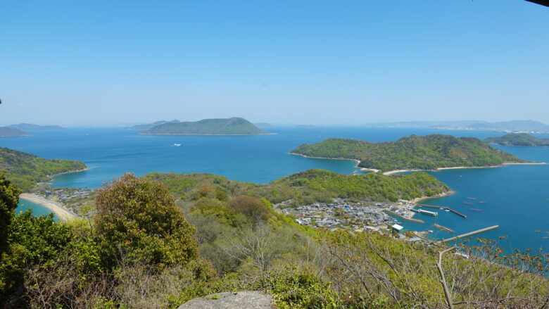 紫谷山方面の眺望