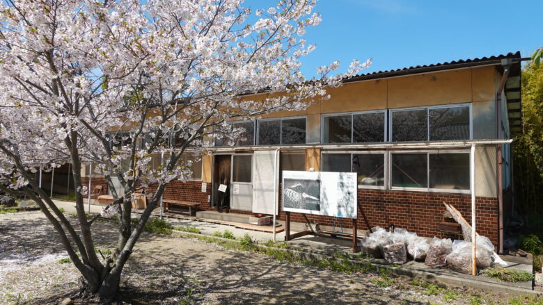 洞窟壁画を見学できる建物