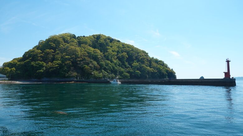 船上から見た北条鹿島