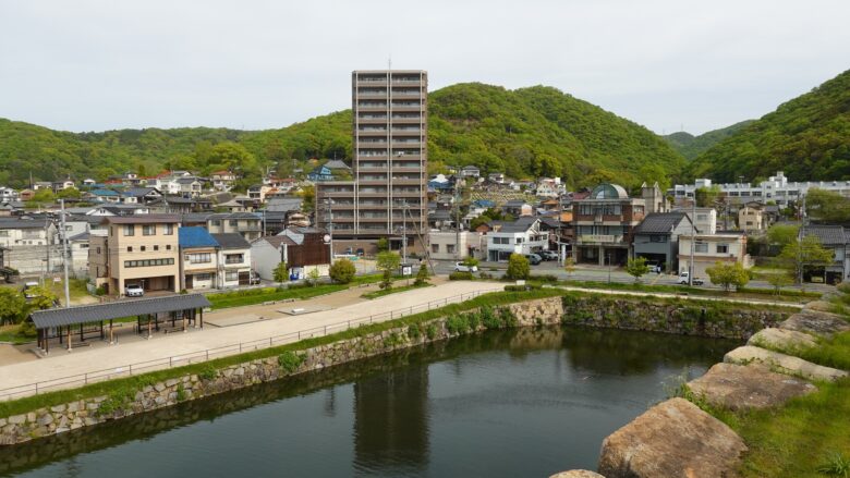 三原市街の眺望