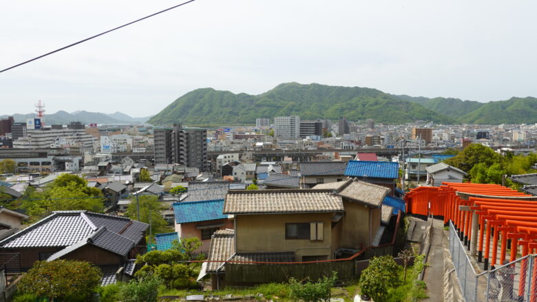 三原の町並み
