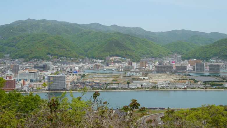 沼田川沿岸の風景