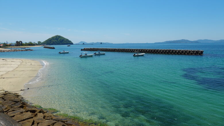 感動的な海の色、言葉はいらない