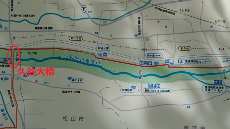 久谷大橋周辺のマップ