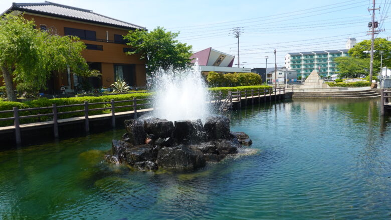 ダイナミックに湧き出す地下水
