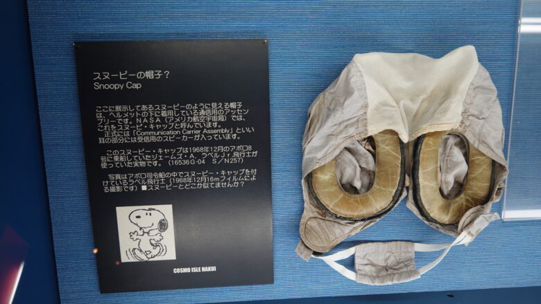 スヌーピーのように見える帽子